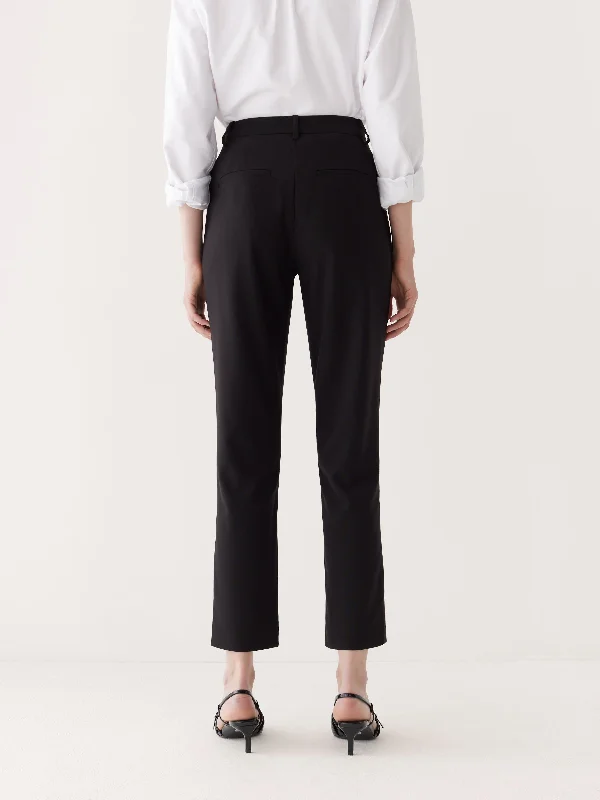 The Eleanor Slim Pant in Black