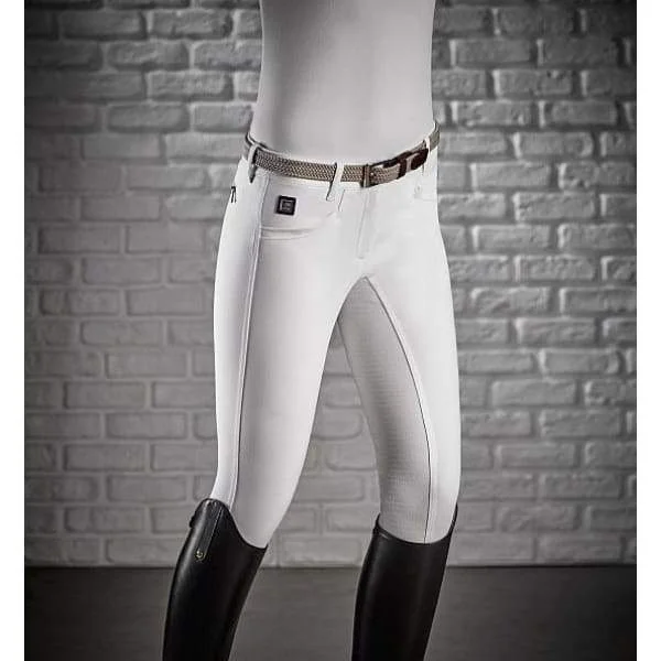 Equiline Ladies Full Grip Breeches Cedar White