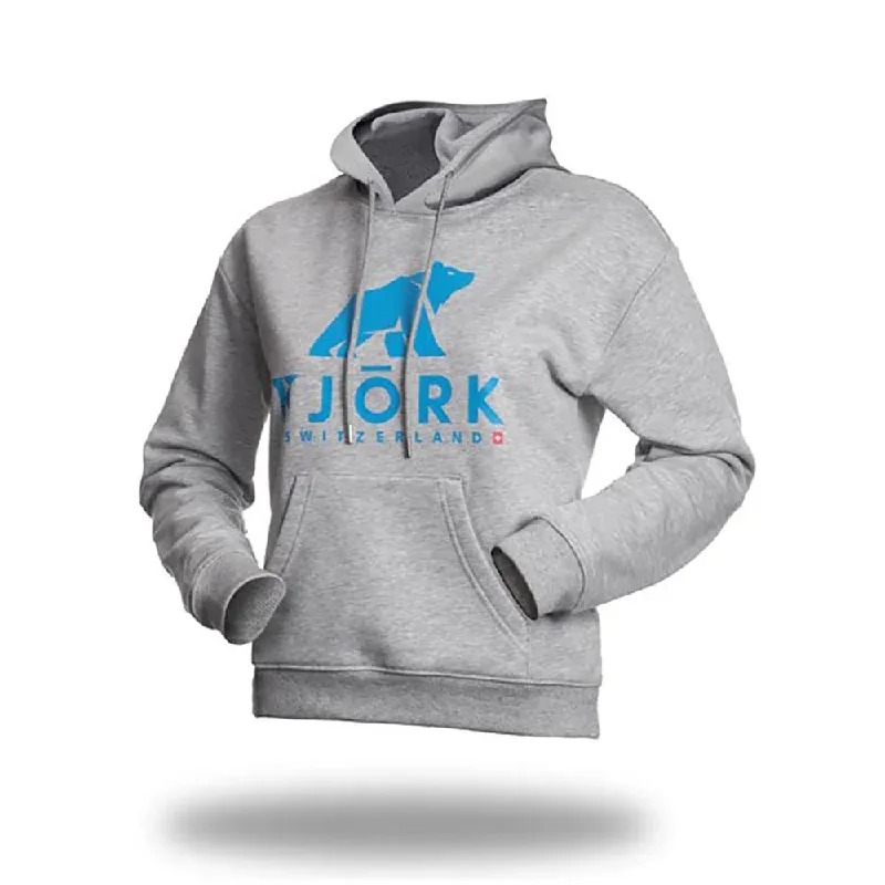 XL / Grey / Turquoise logo