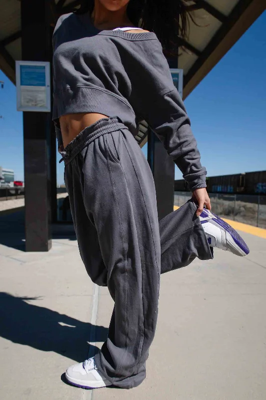 Monaco Wide Leg Sweatpant (Autumn X Five)