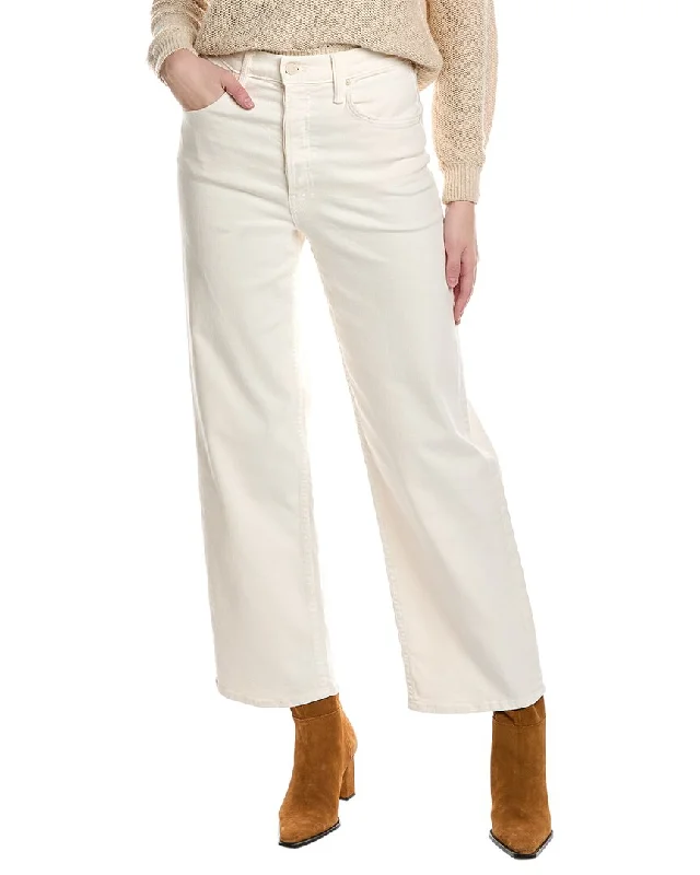 MOTHER Denim High-Waist Spinner Skimp Cream Puffs Wide Leg Jean