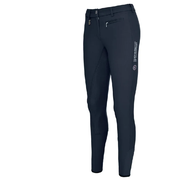 Pikeur Ladies Lucinda Full Seat Suede Breeches Navy