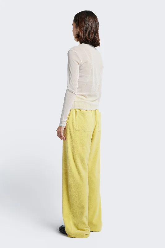 Prone Towelling Track Pant Butter