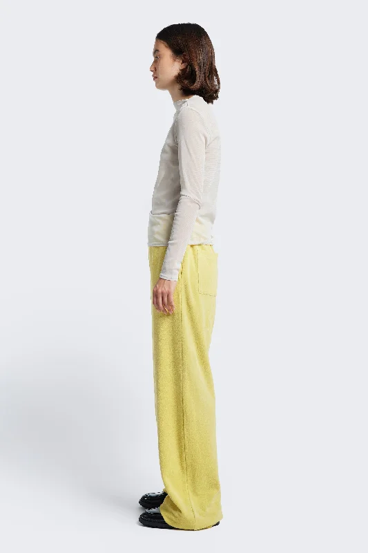 Prone Towelling Track Pant Butter