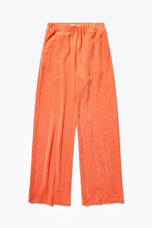 Prone Towelling Track Pant Tangerine