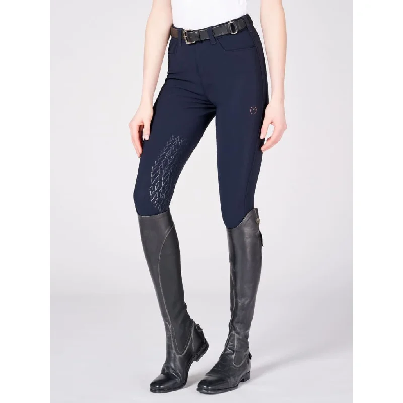 Vestrum Ladies Syracuse Knee Grip Breeches Navy