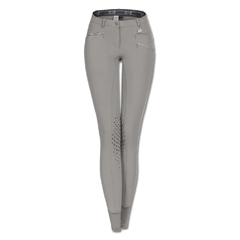 ELT Ladies Knee Grip Breeches Erin Silver