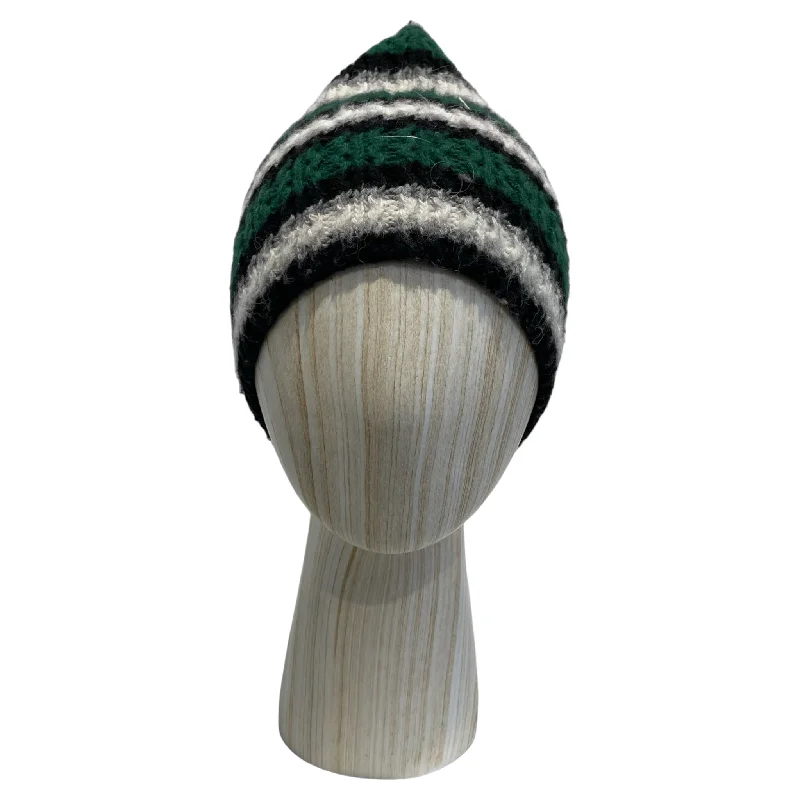 ERL/Hat/Stripe/Mohair/GRN/