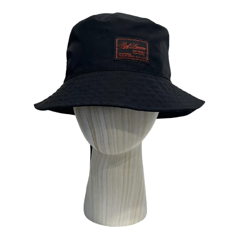 RAF SIMONS/Bucket Hat/M/Polyester/BLK/ SS22 Reversible Hat