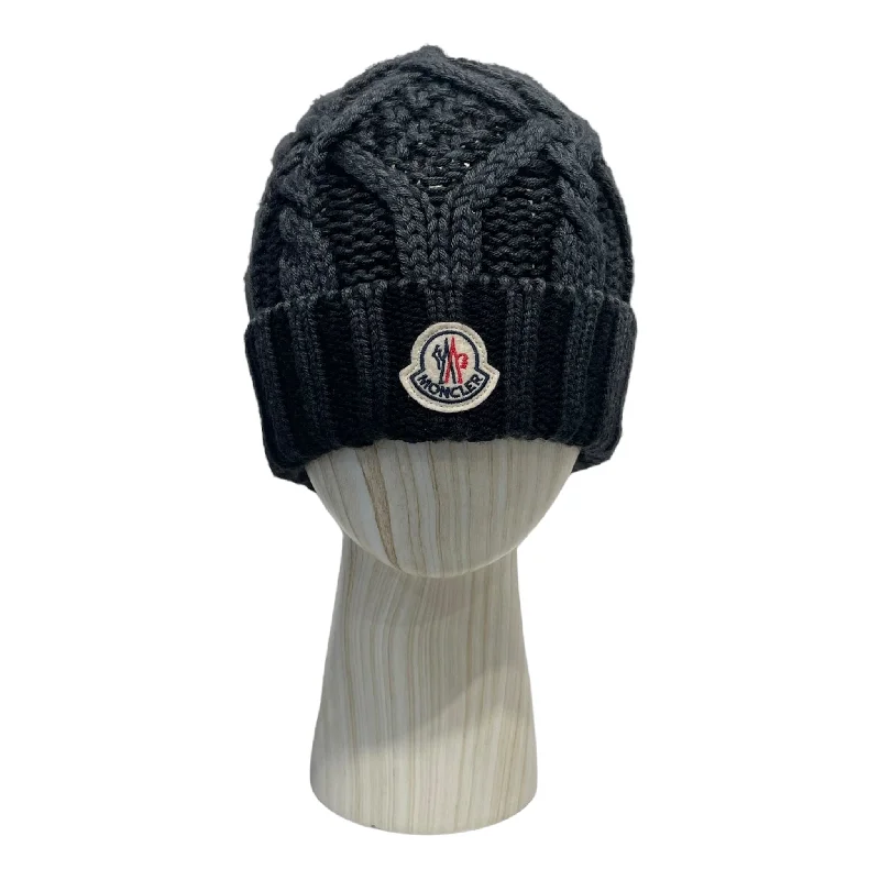 MONCLER/Beanie/OS/Wool/GRY/