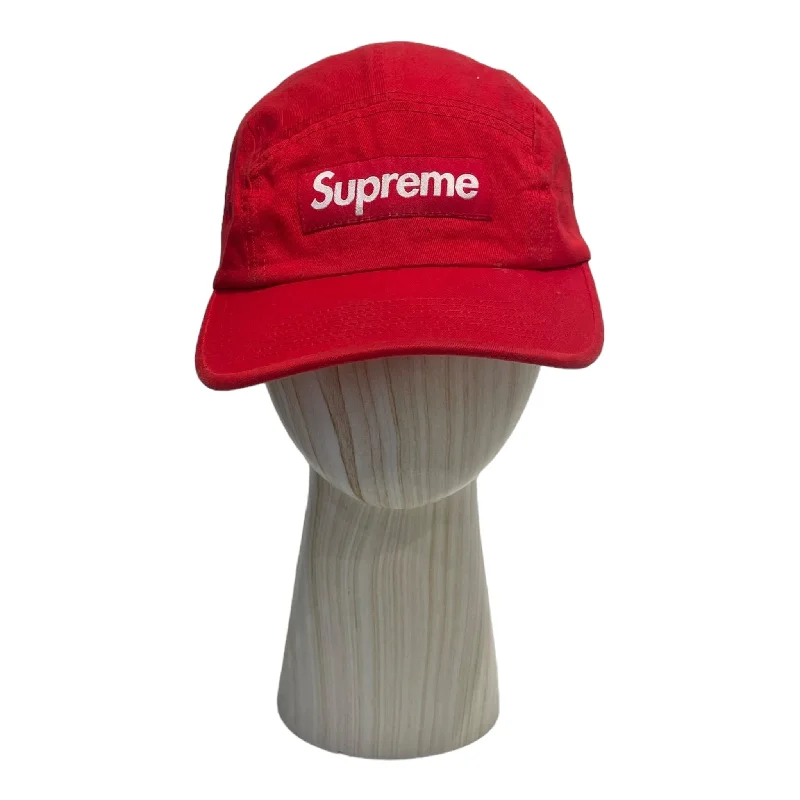 Supreme/Cap/OS/Denim/RED/FW23 WASHED CHINO TWILL