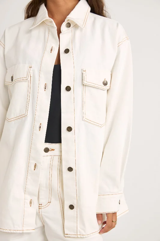 Camilla Oversized Jacket Ivory