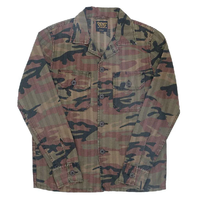 5.1 oz Aerospace Camo Cotton 2 Pocket Erika Jacket - K. Moss #3059