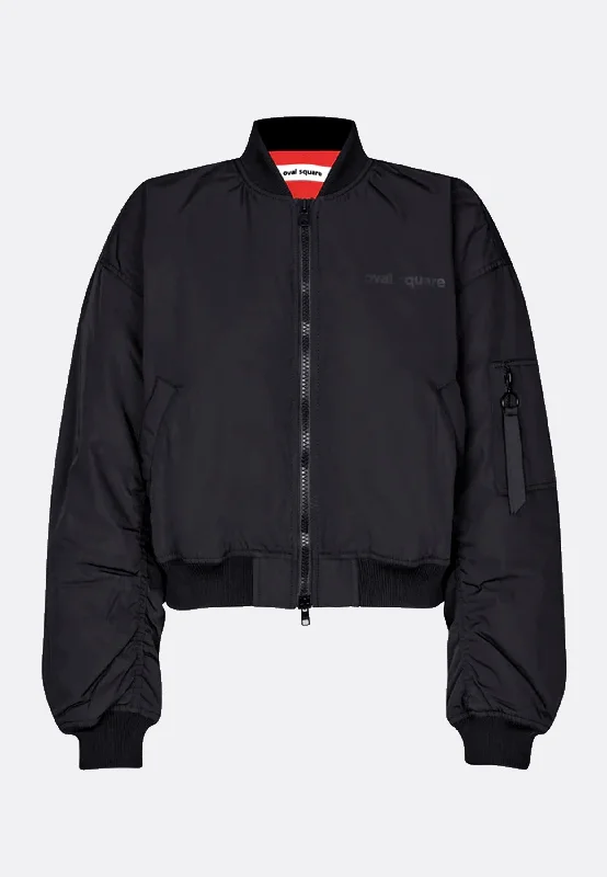 Flight Cropped Bomber - Black