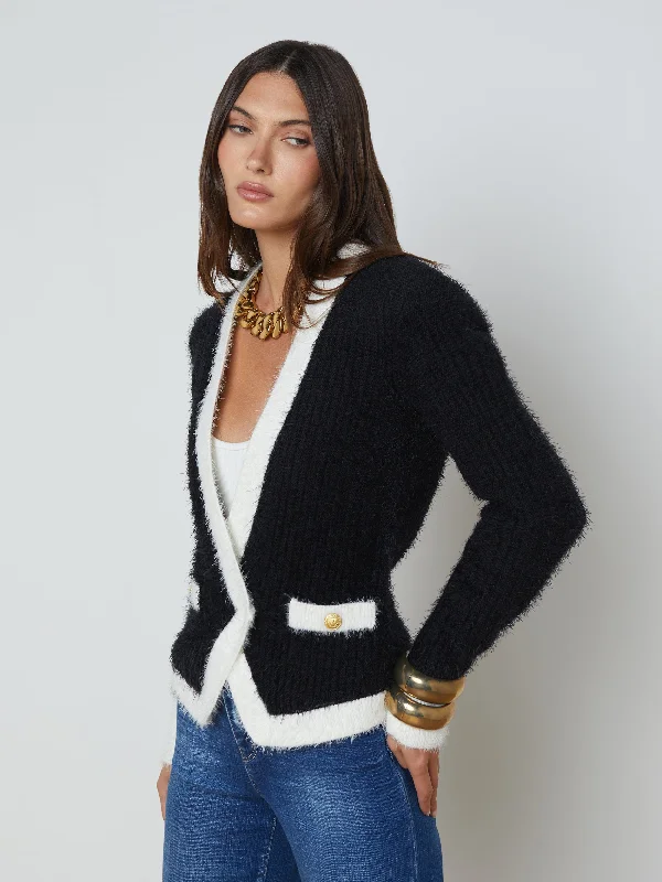 Georgia Contrast Cardigan Blazer