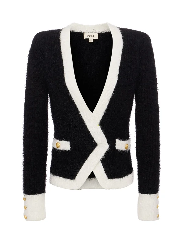 Georgia Contrast Cardigan Blazer