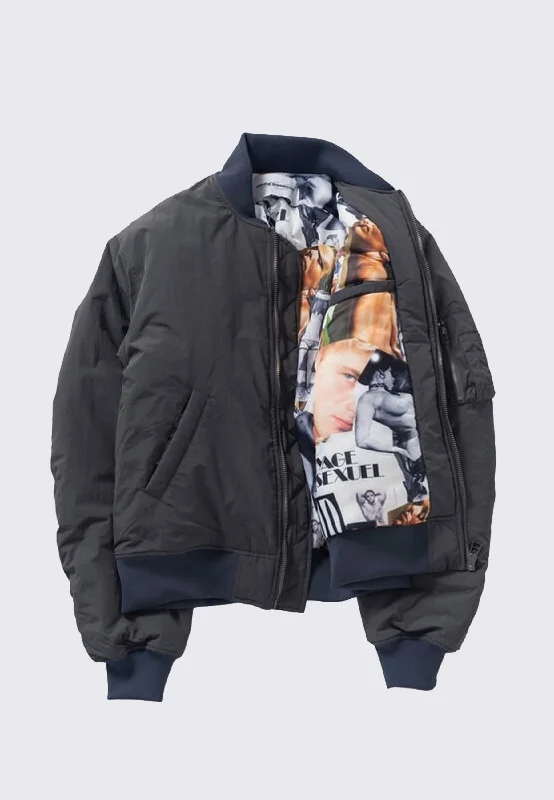 Hidden Pleasures Bomber Jacket - Grey