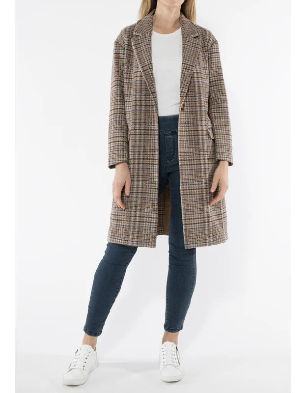 Multi Check Coat