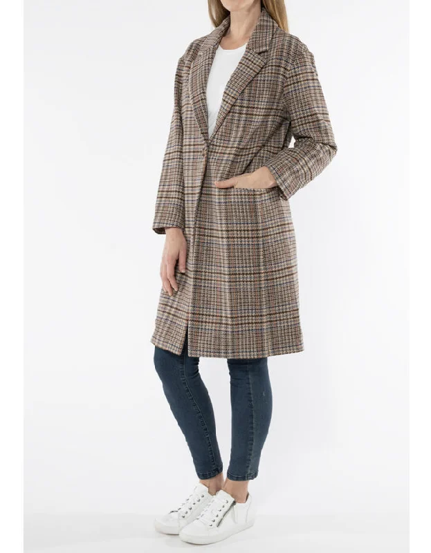 Multi Check Coat