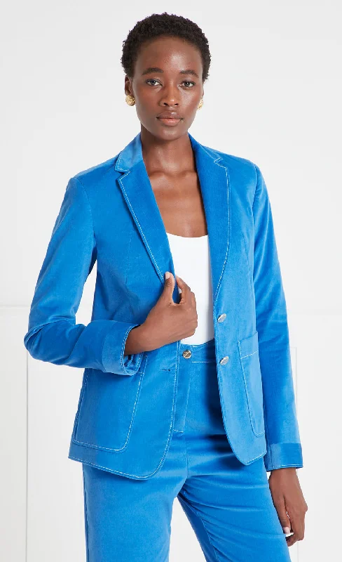 Orlando Corduroy Jacket - Dazzling Blue