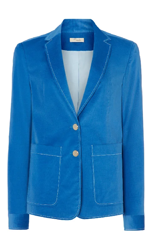 Orlando Corduroy Jacket - Dazzling Blue