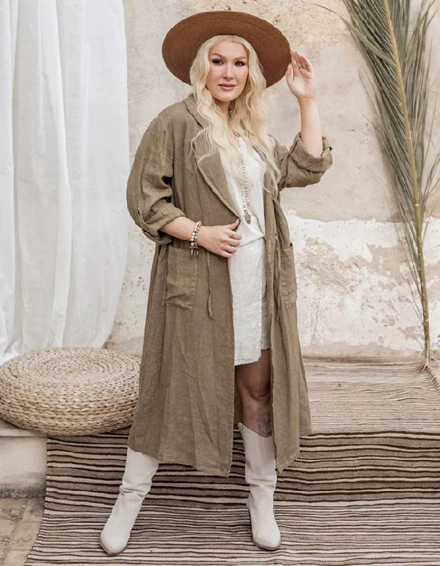 Safari Linen Jacket Savanna