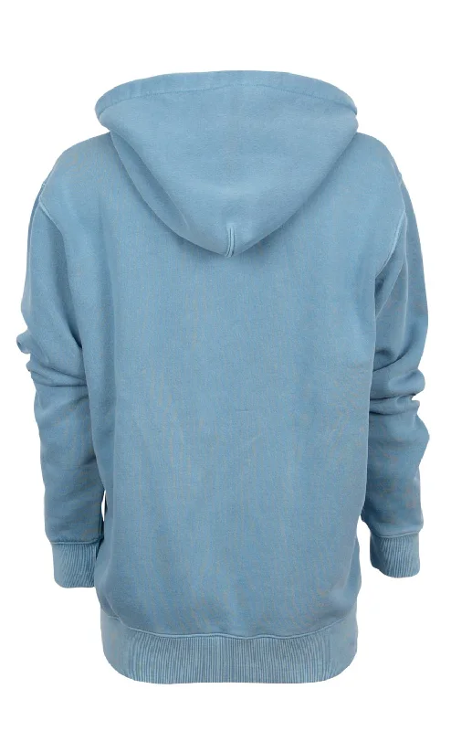 STS Ranchwear Womens Ranch Washed Blue Cotton Blend Hoodie