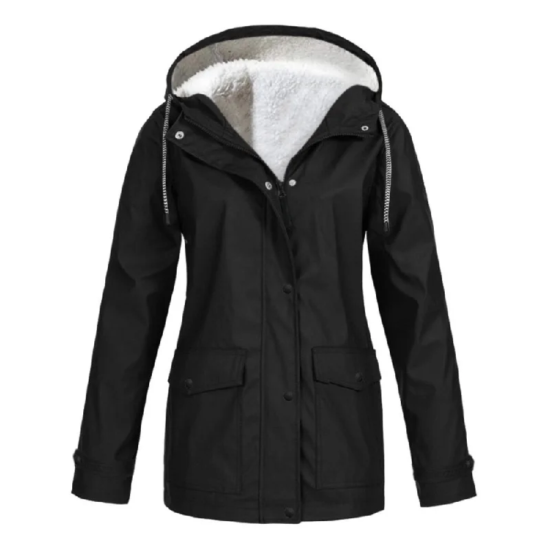 FashionSierra - Windproof Waterproof Hooded Jacket